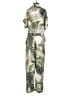 Zara Tropical Green Jumpsuit Size XS - photo 2
