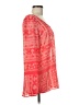 Studio Y 100% Polyester Red Long Sleeve Blouse Size M - photo 4