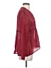 J.Jill Red Long Sleeve Blouse Size S - photo 4