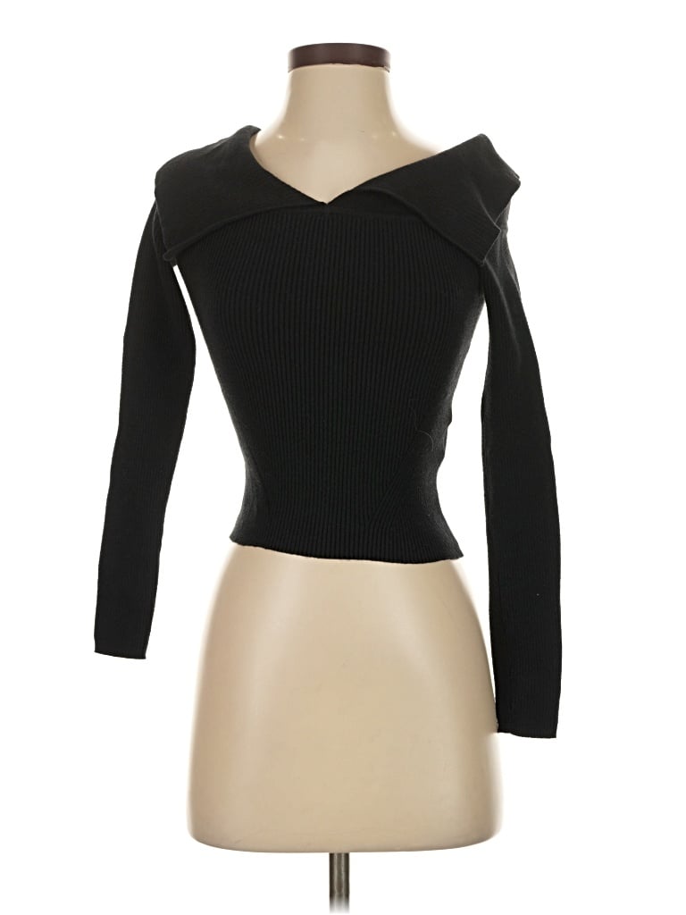 Pre-owned Abercrombie & Fitch Cardigan Sweater In Black