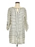 Max Edition Stripes Gray Casual Dress Size M - photo 1