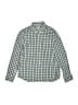 Crewcuts 100% Cotton Checkered-gingham Green Blue Long Sleeve Button-Down Shirt Size 10 - photo 1