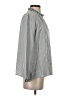 BA&SH Stripes Gray Long Sleeve Button-Down Shirt Size Sm (1) - photo 4