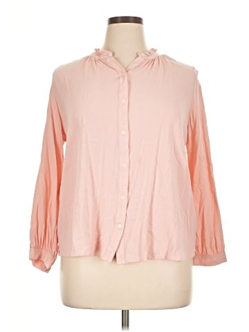 Style&Co 3/4 Sleeve Button-Down Shirt (view 1)