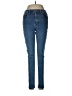 Express Outlet Hearts Blue Jeans Size 6 - photo 1