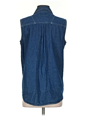 Bill Blass Sleeveless Button-Down Shirt (view 2)