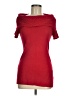 T/o Sweaters 100% Acrylic Red Short Sleeve Top Size M - photo 1