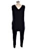 Ingrid + Isabel 100% Rayon Solid Black Jumpsuit Size Med Maternity (2) - photo 2