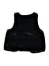 H&M 100% Polyester Black Faux Fur Vest Size 6X - 7 - photo 2