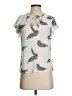 Ann Taylor LOFT 100% Rayon Ivory Short Sleeve Blouse Size XXS - photo 1