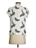 Ann Taylor LOFT 100% Rayon Ivory Short Sleeve Blouse Size XXS - photo 2