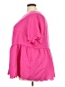 Shein Curve 100% Polyester Pink Short Sleeve Blouse Size 24 Plus (6) - photo 5