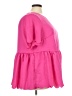 Shein Curve 100% Polyester Pink Short Sleeve Blouse Size 24 Plus (6) - photo 4