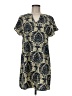 Shein Paisley Blue Casual Dress Size 6 - photo 1