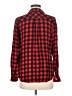 Old Navy - Maternity 100% Rayon Checkered-gingham Red Long Sleeve Blouse Size M - photo 2