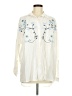 Assorted Brands Ivory Long Sleeve Blouse Size M - photo 1