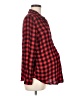 Old Navy - Maternity 100% Rayon Checkered-gingham Red Long Sleeve Blouse Size M - photo 4