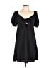 Boohoo 100% Polyester Black Casual Dress Size 10 - photo 1
