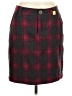 Eddie Bauer Plaid Burgundy Wool Skirt Size 6 (petite) - photo 1