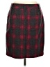 Eddie Bauer Plaid Burgundy Wool Skirt Size 6 (petite) - photo 2