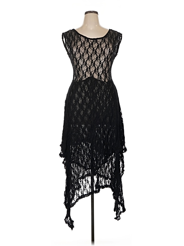 Pre-owned Assorted Brands Cocktail Dress In Black