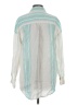 Vitamin A 100% Linen Stripes Ivory 3/4 Sleeve Blouse Size S - photo 2