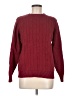 Oscar De La Renta 100% Cotton Burgundy Pullover Sweater Size M - photo 1