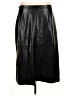 Gap 100% Polyester Black Faux Leather Skirt Size XL - photo 2