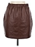 No Comment Brown Faux Leather Skirt Size M - photo 2