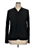 Calligraphie Black Long Sleeve Top Size XL - photo 1