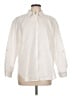 Gloria Vanderbilt 100% Cotton Ivory Long Sleeve Button-Down Shirt Size L - photo 1