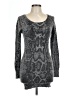 BCBGMAXAZRIA Animal Print Gray Casual Dress Size L - photo 1