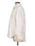 Gloria Vanderbilt 100% Cotton Ivory Long Sleeve Button-Down Shirt Size L - photo 5