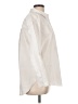 Gloria Vanderbilt 100% Cotton Ivory Long Sleeve Button-Down Shirt Size L - photo 4