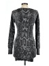 BCBGMAXAZRIA Animal Print Gray Casual Dress Size L - photo 2