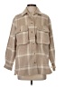 MNG Plaid Tan Coat Size XS - photo 1