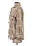 MNG Plaid Tan Coat Size XS - photo 5