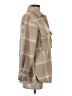 MNG Plaid Tan Coat Size XS - photo 4