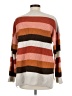 Pink Lily 100% Acrylic Stripes Brown Pullover Sweater Size M - photo 2