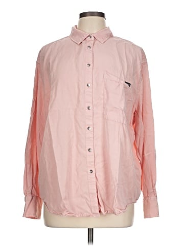 CALVIN KLEIN JEANS Long Sleeve Button-Down Shirt (view 1)