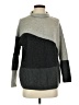 French Connection Color Block Gray Turtleneck Sweater Size XS - photo 1