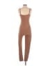 MadRag Solid Brown Jumpsuit Size M - photo 2
