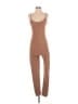 MadRag Solid Brown Jumpsuit Size M - photo 1