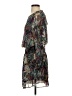 Veronica M. 100% Polyester Print Green Casual Dress Size XS - photo 5