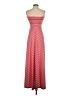 The Limited Stripes Red Casual Dress Size XS - photo 2
