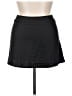 Cider 100% Polyester Solid Black Casual Skirt Size XL - photo 1