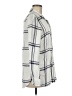 Old Navy 100% Rayon Plaid Ivory Long Sleeve Button-Down Shirt Size M - photo 4