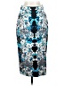 Halogen Print Blue Formal Skirt Size 2 - photo 1