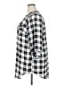 Torrid 100% Polyester Plaid Silver 3/4 Sleeve Blouse Size 2X Plus (2) - photo 5
