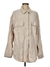 American Eagle Outfitters 100% Cotton Tan Long Sleeve Button-Down Shirt Size M - photo 1